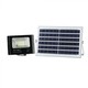 V-Tac 12W Solar flomlys LED - Svart, inkl. solcelle, fjernkontroll, IP65