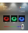 V-Tac 4W/m RGB+CCT LED stripe, komplett sett - 5m, 60 LED per meter, inkl. controller og strømforsyning, IP65