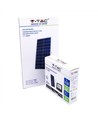 V-Tac 40W Solar flomlys LED - Svart, inkl. solcelle, fjernkontroll, IP65