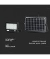 V-Tac 10W LED Solar flomlys - Svart, inkl. solcelle, sensor, IP65