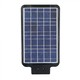 V-Tac 15W Solar gatelampe LED - Sort, inkl. solcelle, sensor, IP65