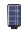 V-Tac 15W Solar gatelampe LED - Sort, inkl. solcelle, sensor, IP65