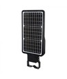 V-Tac 40W Solar gatelampe LED - Sort, inkl. solcelle, fjernkontroll, sensor, IP65