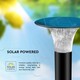 V-Tac 15W Solar hagelampe LED - Svart, Ø25.7 cm, solcelle, sensor, IP65
