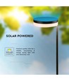 V-Tac 2W Solar hagelampe LED - Sensor, Ø27 cm, IP54