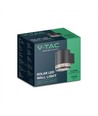 V-Tac 0.55W Solar vegglampe LED - Svart, IP54