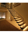 Trappe LED COB strip settt - Opp til 16 trinn, 11W per trinn, 24V, IP20, med sensor + effekter