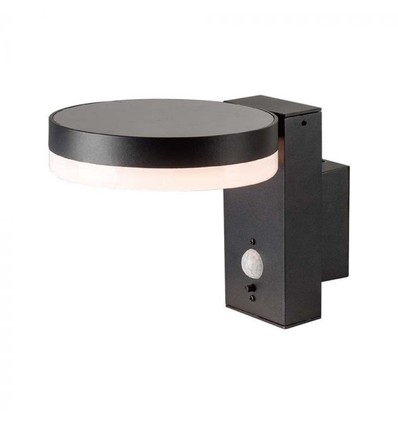 5,5W Solcelle vegglampe LED - IP54, sensor