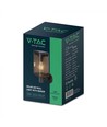 V-Tac 2.5W Solar vegglampe LED - Svart, sensor, IP54