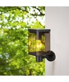 V-Tac 2.5W Solar vegglampe LED - Svart, sensor, IP54