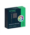 V-Tac 1,2W LED Solar RGB stripe - 5 meter, fjernkontroll, IP67