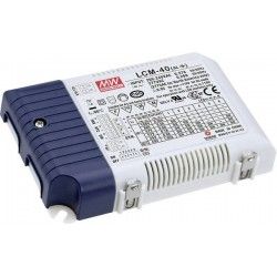 LED-paneler Meanwell LCM-25DA2 DALI dimbar driver til LED panel - Med Dali interface + push dim, passer våre 29W LED paneler