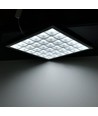 60x60 LED-panel Gitter, 36W - Høyde:35mm, 110lm/w, UGR16, RA90, Philips-driver, flicker free, hvit kant