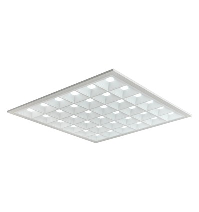 LEDlife 60x60 LED-panel, Rutenett - 36W, UGR16, RA90, Philips-driver, flimmerfri, 110lm/w, hvit kant