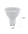 LEDlife LUX6 LED spot - 6W, RA 97, dimbar, 230V, GU10