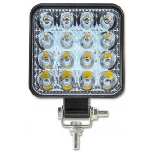 48W LED arbeidslys - Bil, lastebil, traktor, trailer, utrykningskjøretøyer, kald hvit, 12V / 24V