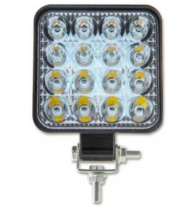 48W LED arbeidslys - Bil, lastebil, traktor, trailer, utrykningskjøretøyer, kald hvit, 12V / 24V