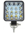 48W LED, 12V / 24V - Kald hvit, arbeidslampe, bil, lastebil, traktor, tilhenger, utrykningskjøretøy