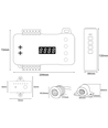 Trappe LED COB strip settt - Opp til 16 trinn, 11W per trinn, 24V, IP20, med sensor + effekter