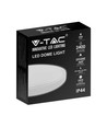 V-Tac 24W LED taklampe - Ø29,5cm, Høyde: 5,5cm, hvit kant, inkl. lyskilde