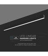 40W LED nedhengt takarmatur - 120cm, Samsung LED-chip