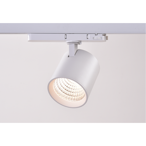30W 3-faset dimbar RA90 skinnespot - 170lm/w, hvit, CASAMBI