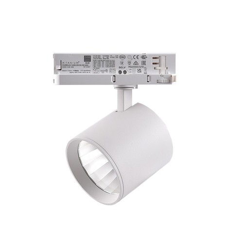 LEDlife 30W hvit skinnespot - 175 lm/W, RA 90, 3-faset