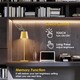 Oppladbar LED bordlampe Innendørs/utendørs - Curry / gull, berøringsdimbar, CCT, IP54 utendørs