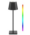 Oppladbar LED bordlampe Innendørs/utendørs - RGB+CCT, berøringsdimbar, IP54 utendørs