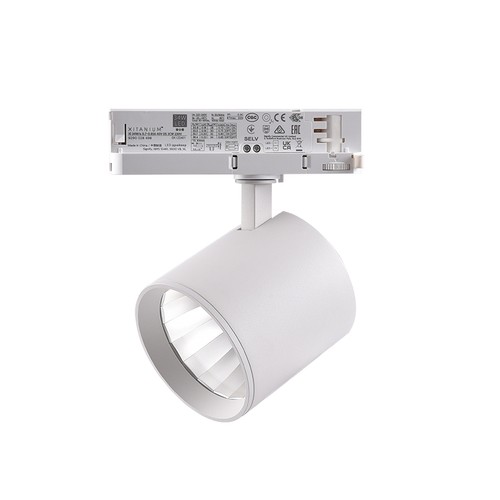 LEDlife 30W Dimbar hvit skinnespot - 175 lm/W, RA 90, Dimbar, 3-faset