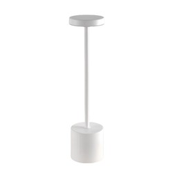 Lamper Oppladbar LED bordlampe Innendørs/utendørs - Hvit, berøringsdimbar, CCT, IP54 utendørs