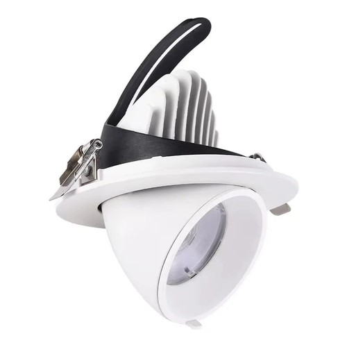 LEDlife 30W Downlight - justerbar vinkel, 4100lm, Hull: Ø15 cm, Mål: Ø16,5 cm, 230V