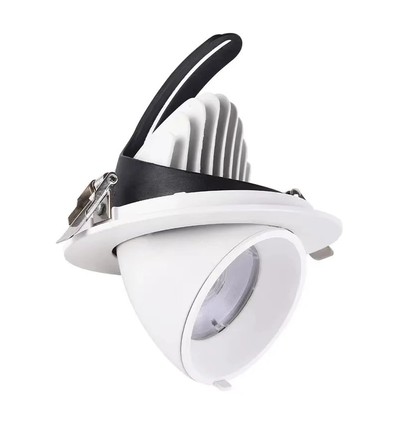 LEDlife 30W Downlight - justerbar vinkel, 4100lm, Hull: Ø15 cm, Mål: Ø16,5 cm, 230V