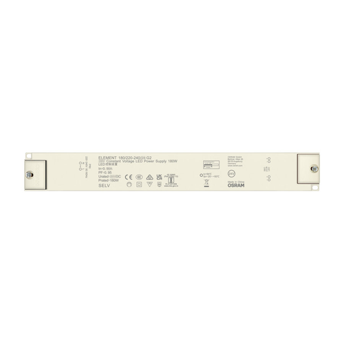 Osram 180W strømforsyning - 12V DC, 15A, IP20 innendørs