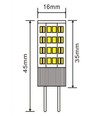 LEDlife 3W LED pære - Dimbar, 12V AC/DC, GY6.35