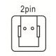 12W LED kompaktrør - 2D fatning, GR8q 2pin