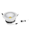 5W COB downlight - Hull: Ø7 cm, Ø8,5 cm, RA80, hvit kant, 230V