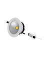 5W COB downlight - Hull: Ø7 cm, Ø8,5 cm, RA80, hvit kant, 230V