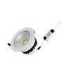 5W COB downlight - Hull: Ø7 cm, Ø8,5 cm, RA80, hvit kant, 230V