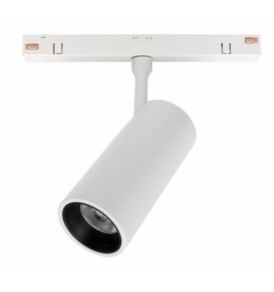 10W RA90 SHIFT skinnespot - 24 grader, Hvit