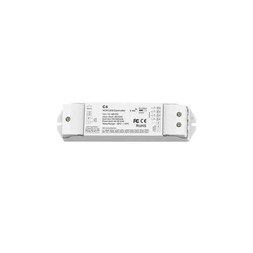 LEDlife rWave 21W 4-kanals driver - 12/24V inngang, 150-500mA, 10-42V, avlastning i begge ender