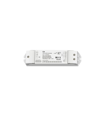 LEDlife rWave 21W 4-kanals driver - 12/24V inngang, 150-500mA, 10-42V, avlastning i begge ender