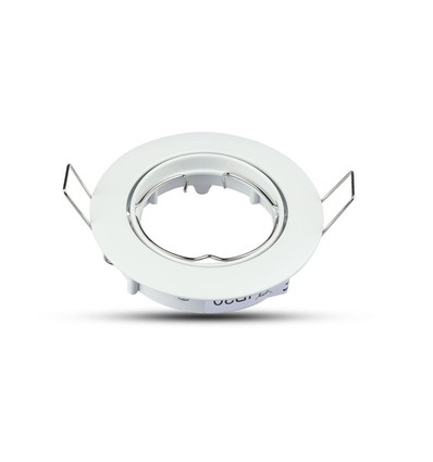MR16 eller GU10 Downlight-sett - Uten lyskilde, hvit, hull: Ø7,4 cm, mål: Ø8,2 cm