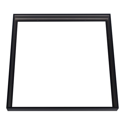 Ramme til 60x60 LED panel, sort - Samlesett, svart kant