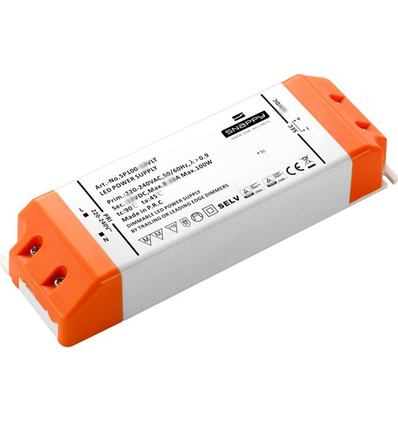 Snappy 100W / 24V DC dimbar strømforsyning - 4.17A, IP20 innendørs