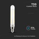 V-Tac 4W LED pære - T20, Karbon filamenter, E14