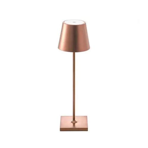 Oppladbar LED bordlampe Innendørs/utendørs - Bronse, IP54 utendørs, berøringsdimbar