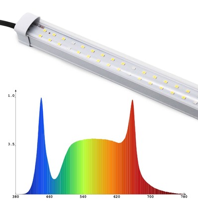 LEDlife Max-Grow 15W vekstarmatur - 60cm, 15W LED, fullt lysspektrum, IP65