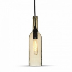 LED pendel V-Tac flaske pendellampe - Gjennomsiktig , E14