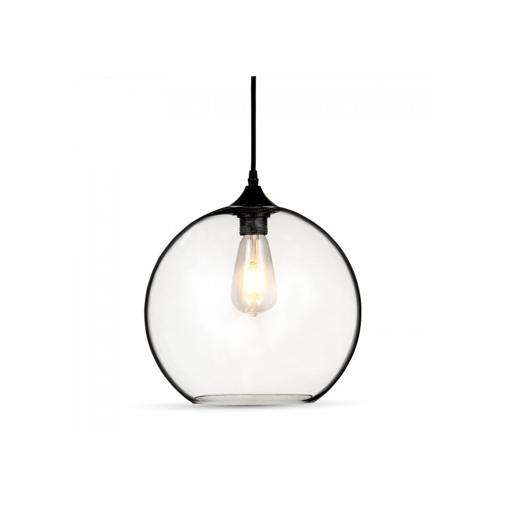 V-Tac Pendellampe - globe, glass, &Oslash;30 cm, E27